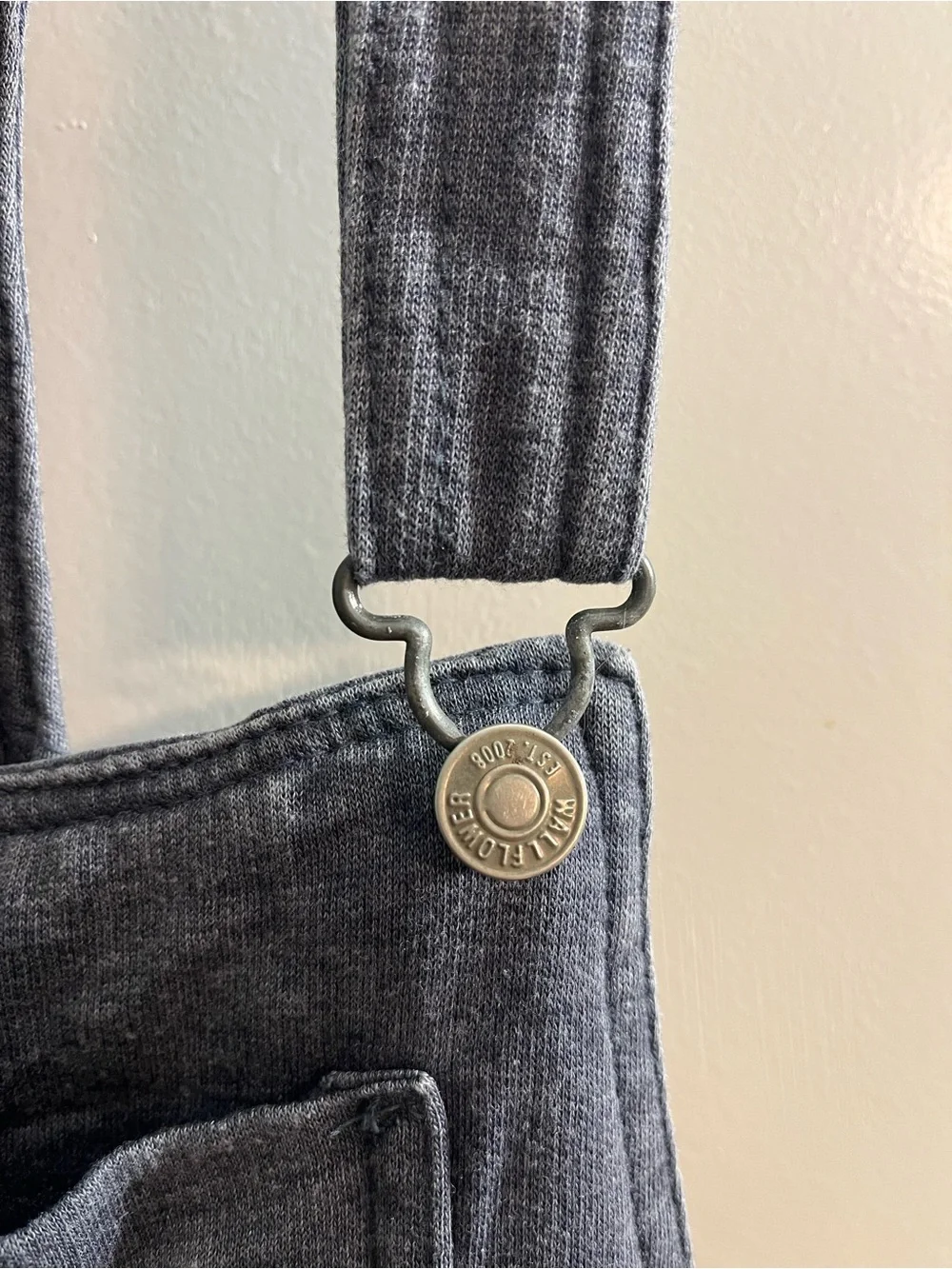 Casual Dark Gray Overalls - Picture 5 of 9